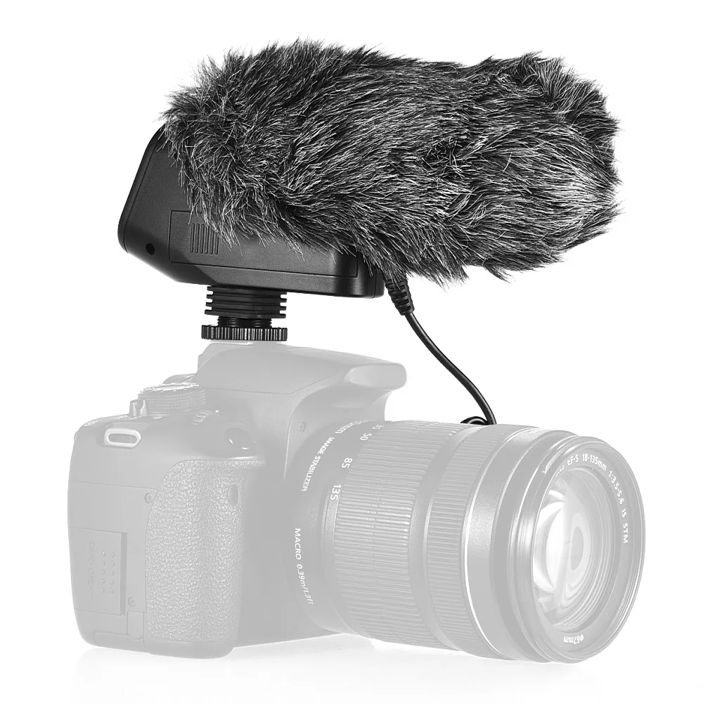 BO YA BY-VM600 On-camera shotgun Microphone Cardioid Directional Condenser Microphone for Ca Non so Ny Ni Kon DLSR Camera