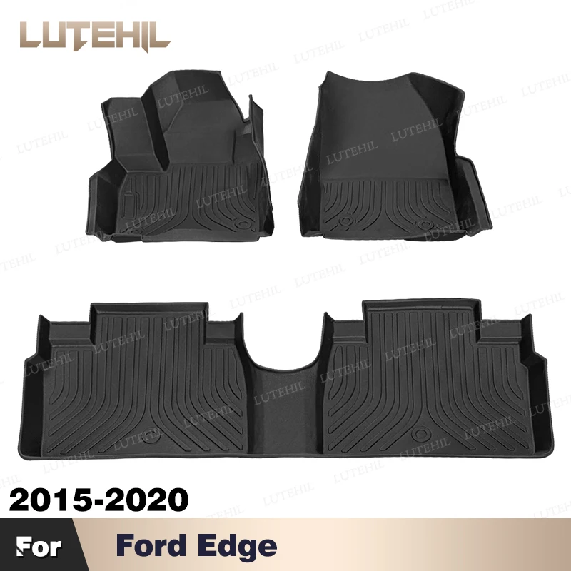 

Всепогодный напольный коврик из ТПЭ на заказ для Ford Edge 2015-2020 2019 2018 2017 2016, ковровый чехол, аксессуары для защиты салона автомобиля