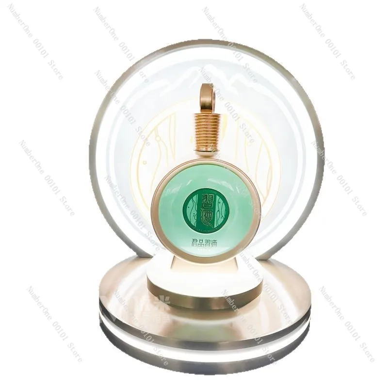 

Светодиодный светящийся держатель для вина, сиденье для вина Baijiu из нержавеющей стали, перезаряжаемая подставка, стол высокого класса