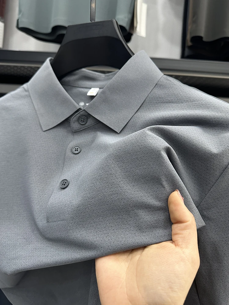 

Мужская летняя быстросохнущая дышащая футболка с коротким рукавом в американском стиле для спорта и повседневной носки