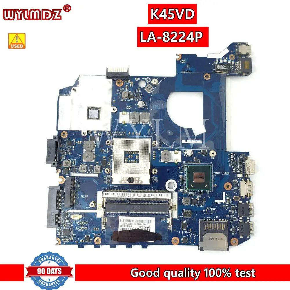 K45VD Motherboard GT610M LA-8224P Mainboard For Asus PR045V A45V A85V K45VD A85V K45V K45VM Laptop motherboard Tested Working