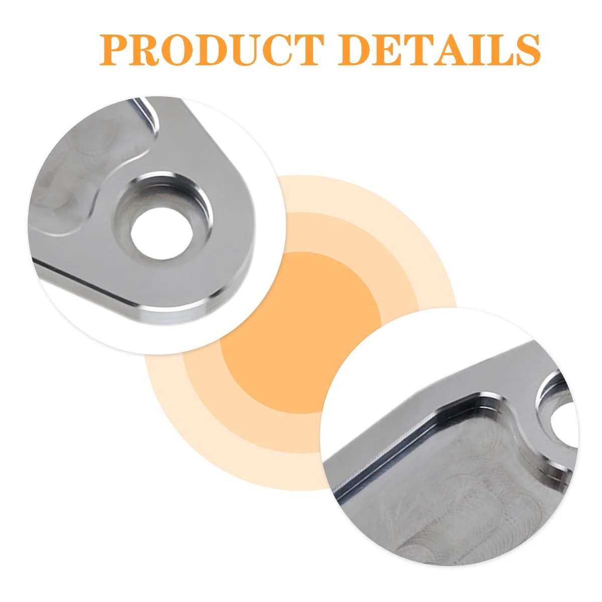

Fuel Pump Baffle Plate Replacement Block Car Oil Port Aluminum Alloy Engine Accessory Durable Smooth Professional Design