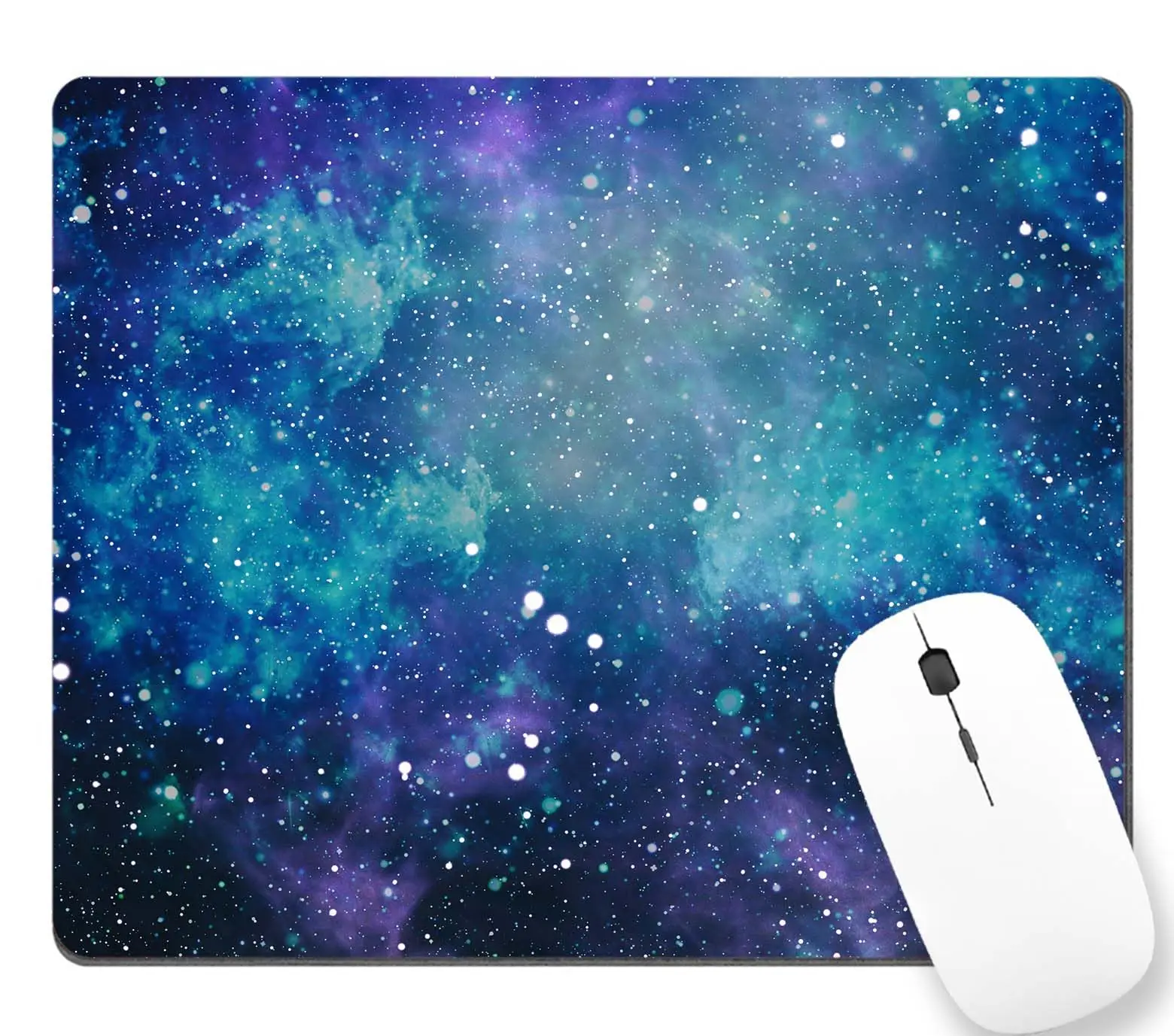 

Vintage Starry Outer Space Printing Lock Edge Gaming Mousepad Mouse Mat Keyboard Mats Desk Pad 22x18cm