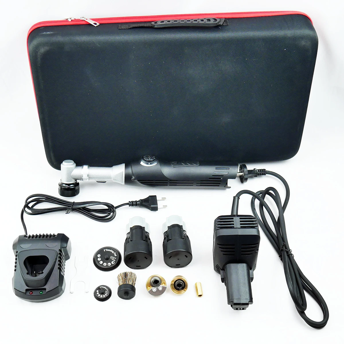 2025Mini Polishing Car Detailing Double Action Polisher 3mm 12mm Orbit for Auto With a Set Eva Bag