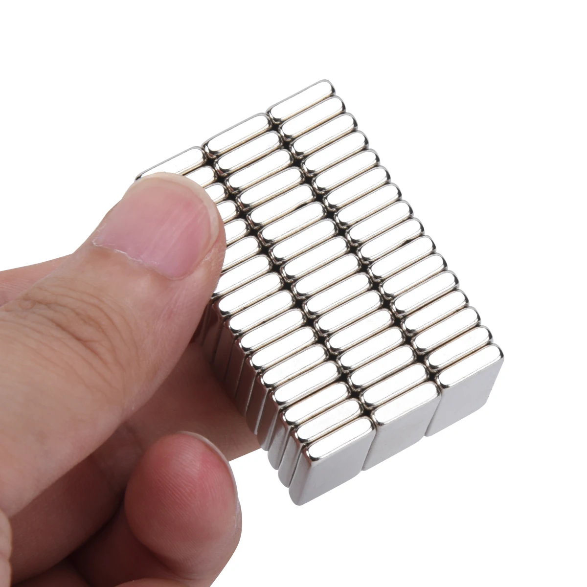 Small Powerful Magnet N35 Rare Earth Permanent Magnetic Rectangular Neodymium Magnet Sheets Mini Squares Length 20mm, 25mm, 30mm