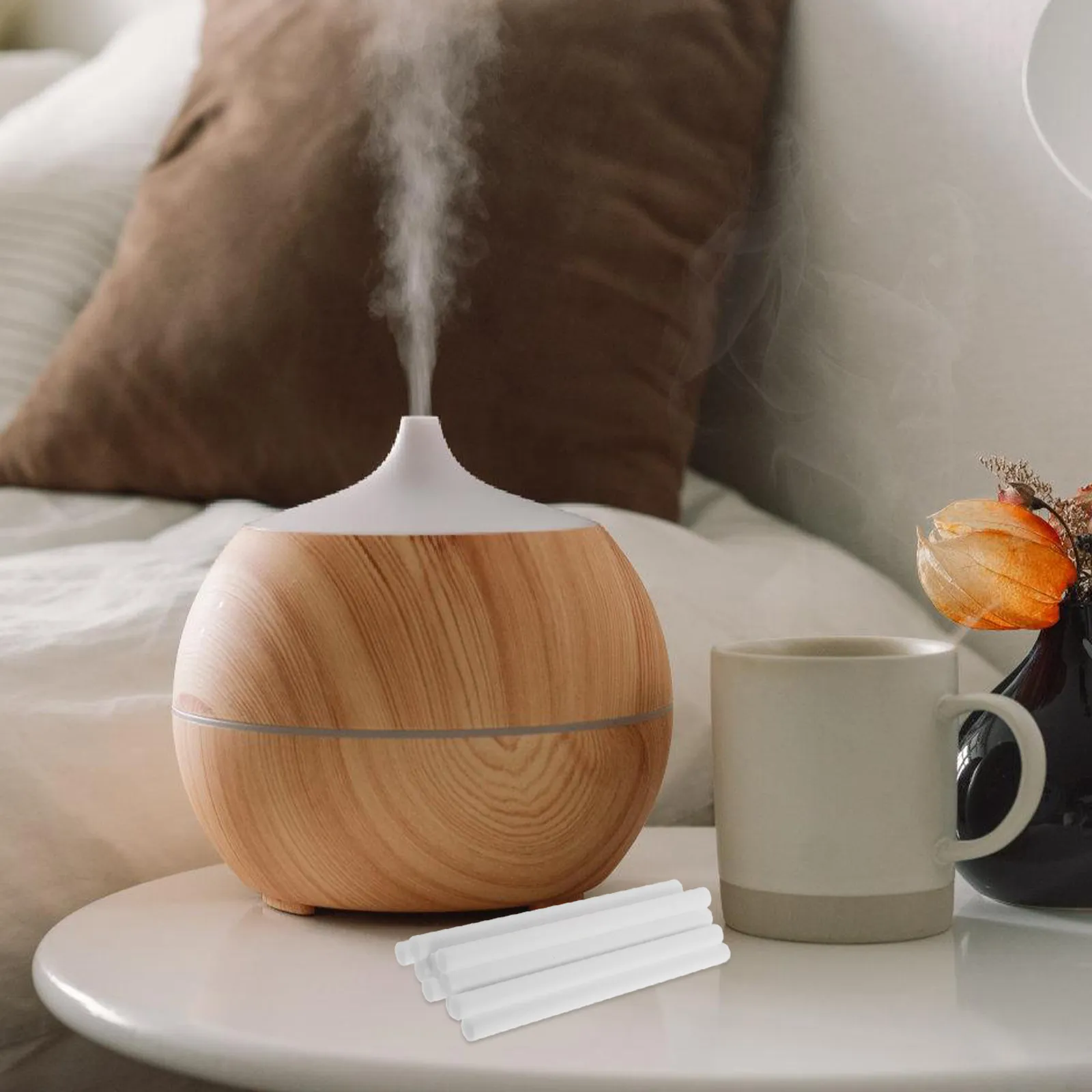 

20Pcs Humidifier Cotton Wicks Refill Absorbent Core for Aroma Diffuser Adjustable Fragrance Air Freshener Sticks Essential Oil