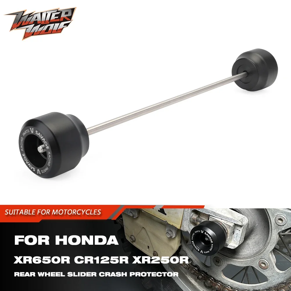 

XR650R Motocross Rear Wheel Axle Crash Slider For Honda CR125R CR250R XR CR 125 250 650 Swingarm Spool Stand Falling Protector