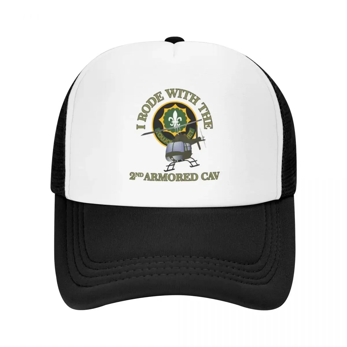 

I Rode With The 2nd Armored Cav - OH-58 Helicopter Baseball Cap Thermal Visor Designer Hat Rugby Funny hats Caps Women Men's