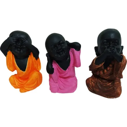 Mimosa Never Seen Heard Of Don 'T Know 3'lü Buddha Gift Trinket