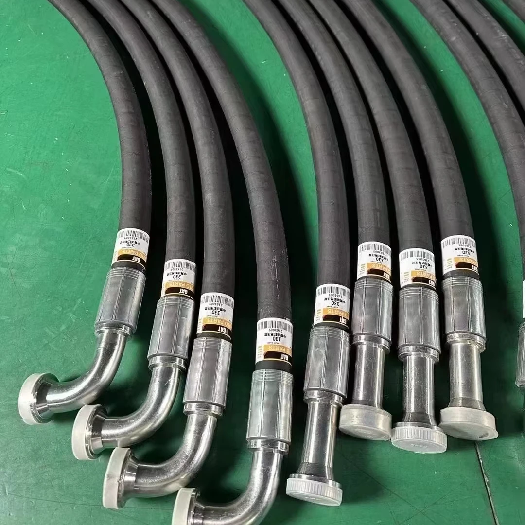 Hydraulic Hoses Kit Hydraulic Pipeline Kit for All Brands for Whole Excavators Full Excavator Auxiliary  Line