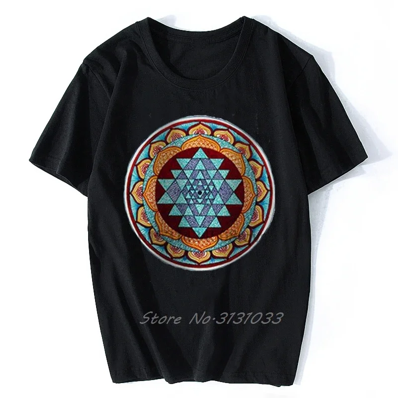 

Sri Yantra Mandala Shirt Yoga Meditation Spiritual Hare Krishna Buddhist Mens Womens Unisex Tshirt