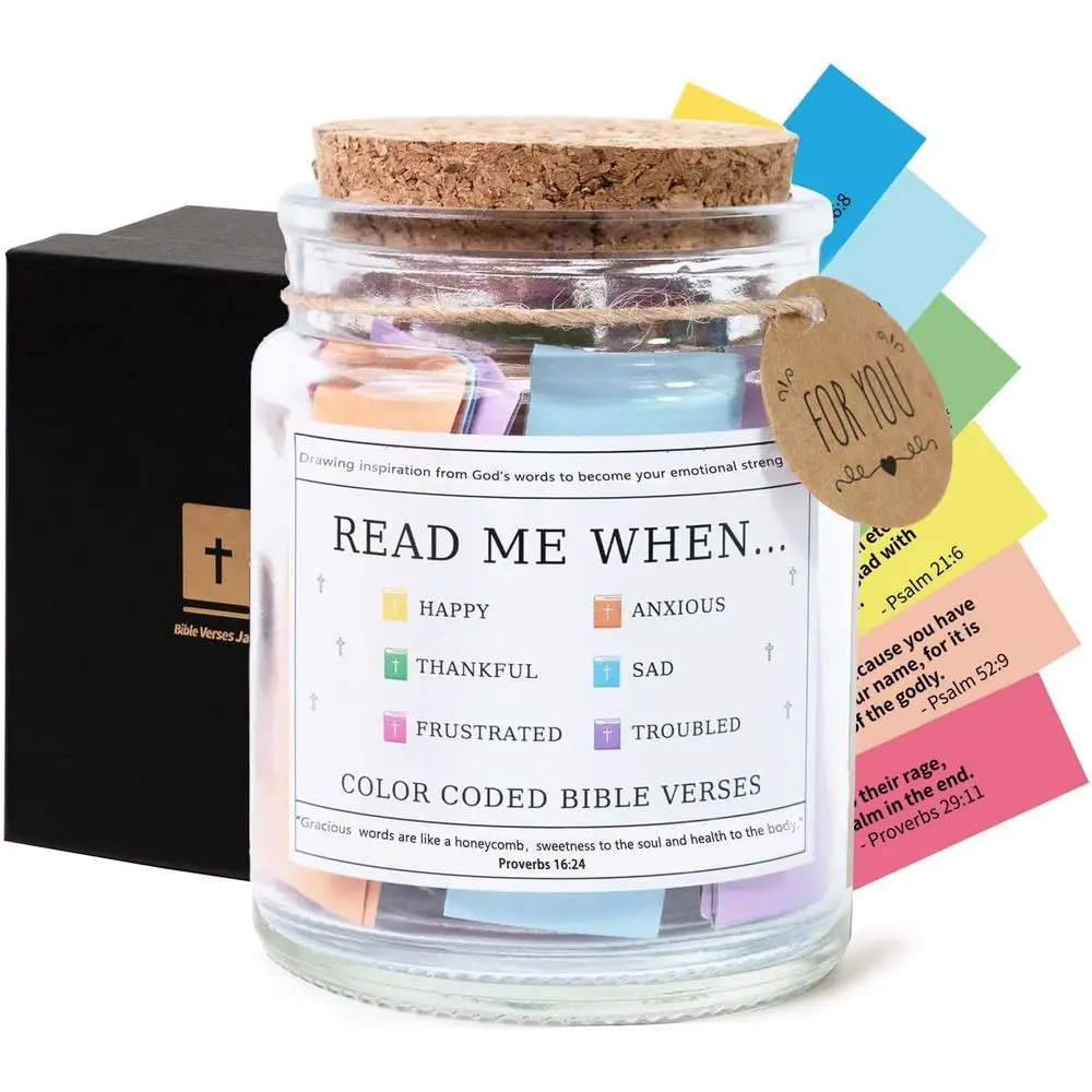 

Inspirational Scripture and Prayer Jar for Christian Moms, Women, and Grads: A Spiritual Gift