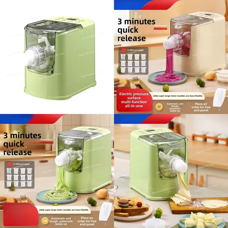 Fully automatic electric multi-function noodle machine for smart home