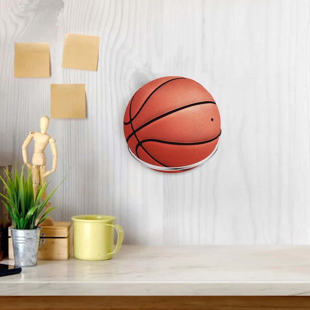 

5pcs Basketball Display Mounted Sports Balls Stand Home Storage Iron Ball Holder Football Stand Gym Accessories