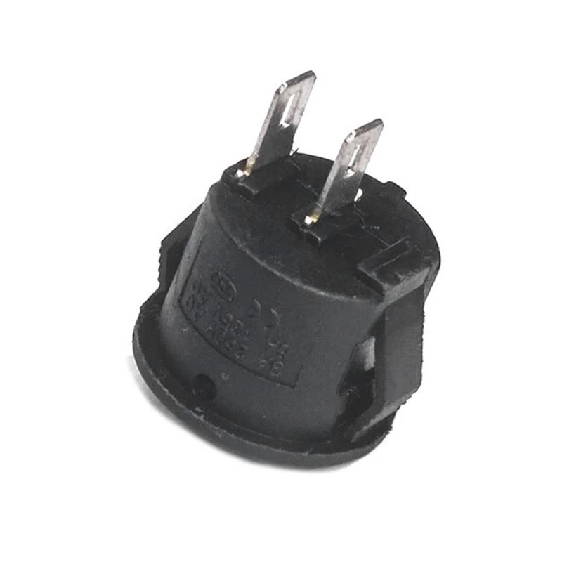 10Pcs 12V Round Rocker Switches ON/OFF 2 Pin SPST Campers Motorhome Boat Lights Appliance Switch