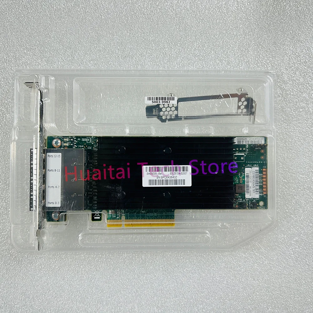 For LSI 16-port 12Gb/s HBA Passthrough Card IT SAS3224 Chip 9305-16E SFF8644