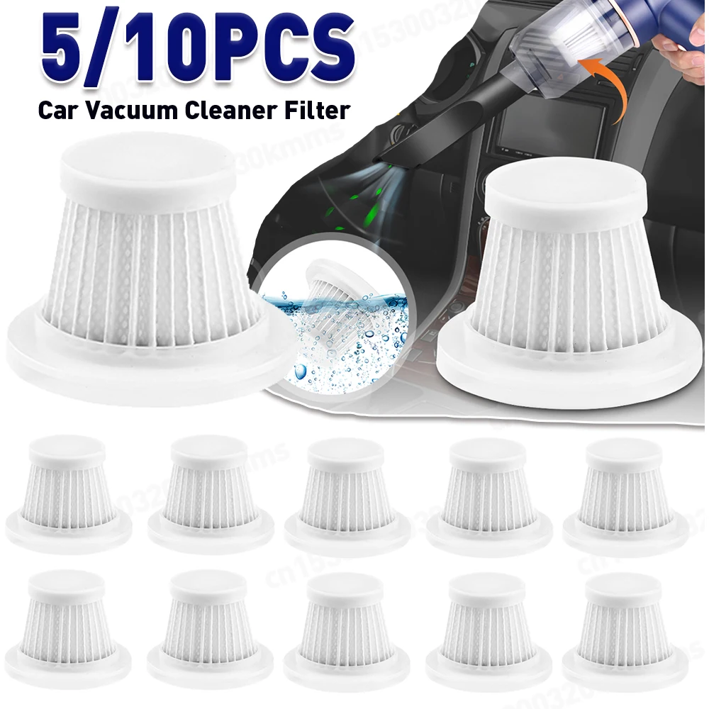 5/10PCS Cordless Vacuum Cleaner Hepa Filter Parts Home Car Element Handheld Vacuum Cleaner Wireless Replacement Filter Acces