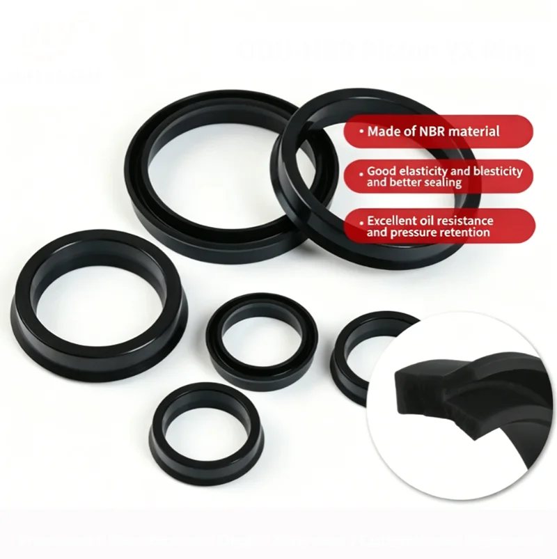 10PCS  Frameless Oil Seal Ring NBR Oil Seal ID 12/13/14/15/161/8mm Y-shaped Nitrile Rubber Shaft Double Lip Oil Seals Gasket