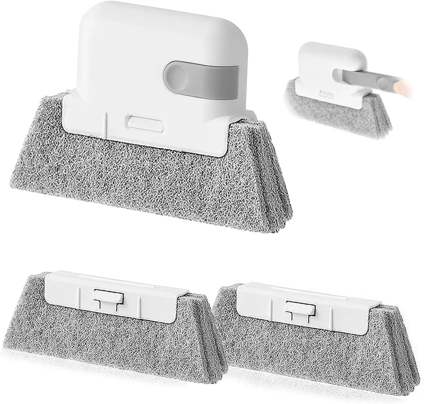 

3-in-1 Multi-Function Cleaning Brush for Windows, Doors, Tiles, Vents, and Tight Spaces