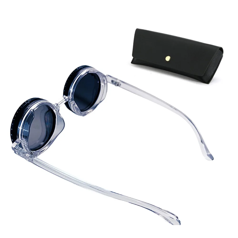 

New ND2-400 Adjustable Dimming Glasses ND Filter UV400 Fishing Sunglasses 9 Level With Glasse Case Eyewear Outdoor