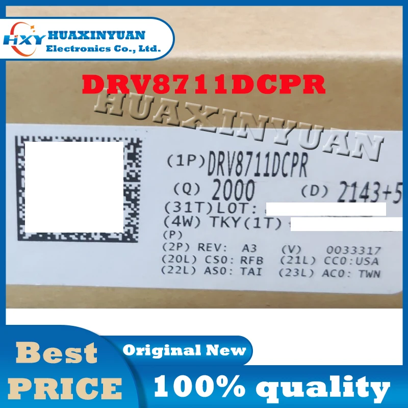 1PCS/LOT DRV8711DCPR HTSSOP38 DR DRV DRV8 DRV87 DRV8711 DRV8711D DRV8711DC DRV8711DCP New and Original  Ic Chip In Stock IC