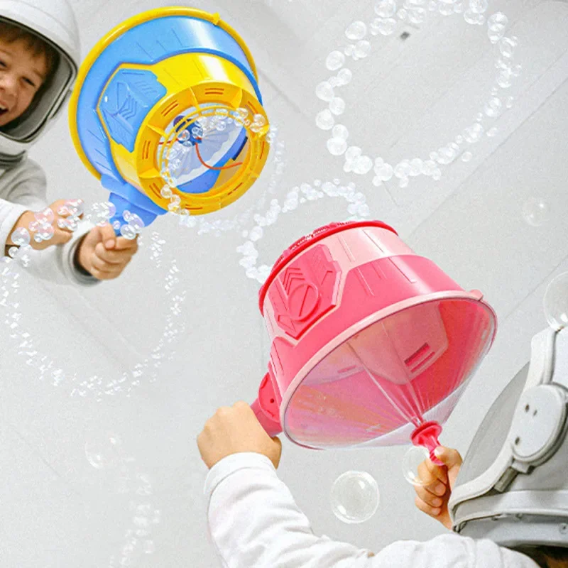 Bubble Machine Novelty Extra Large Air Cannon Blows Children Handheld Fireworks Gatling Gun Toys Children Gifts Decoration Gift