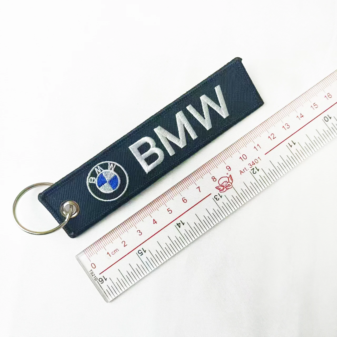 BMW Keychain Woven Label Nylon Keytag Black for E90 E60 G26 E46 E60 F30 E36 G20 F10 G30 E39 car Keyring Accessories Fashion Gift