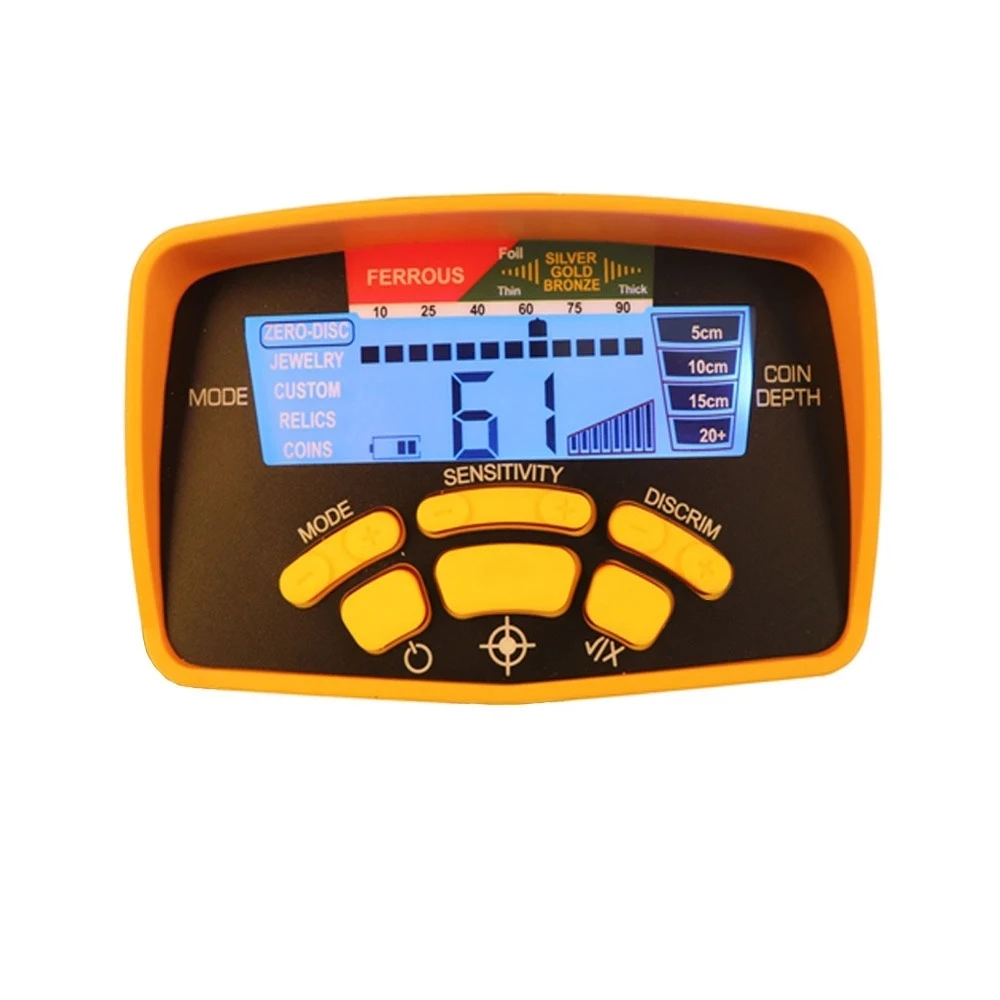 Professional Underground Metal Detector MD-6350  TX-850 TX-950 TX-960 LCD Display Control Unit