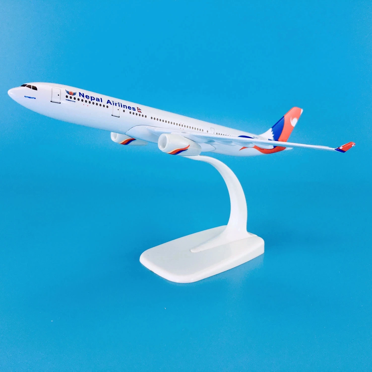 NEW 20cm Alloy Metal AIR Nepal Airlines Airbus 330 A330 Airplane Model Airways Plane Model Stand Diecast Aircraft Kids Gift Toys