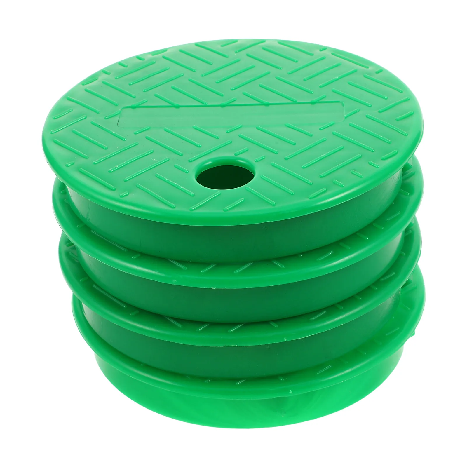 4pcs Round Irrigation Valve Box Cover 6Inch Plastic Sprinkler Valve Lid Replacement for Irrigation Water Control System Yard