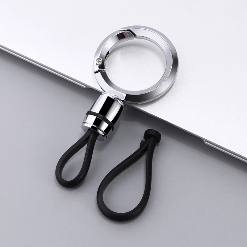 Minimalist Metal Keychain with Secure Key Ring product image