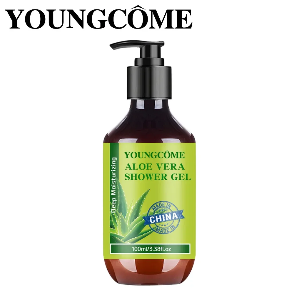 

YOUNGCOME Gently Nourishes The Whole Body Skin Deep Cleans Pores,Aloe Vera Deep Cleansing Moisturizing Bath Gel 100ML