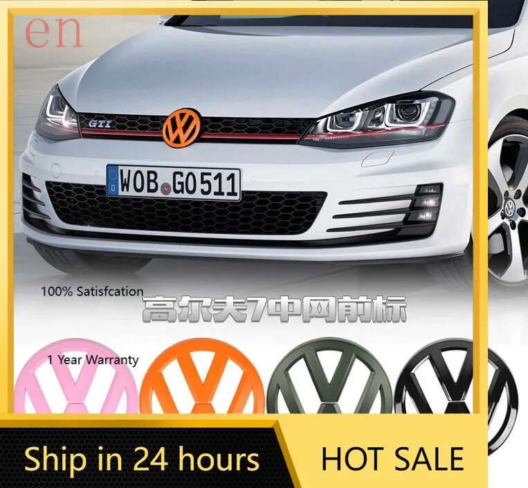 

Для VW VOLKSWAGEN Новый чехол для VW Volkswagen Golf 7 MK7 GTI автомобильный чехол Передняя и задняя решетка Эмблема Значок Логотип Подходит для стайлинга автомобиля