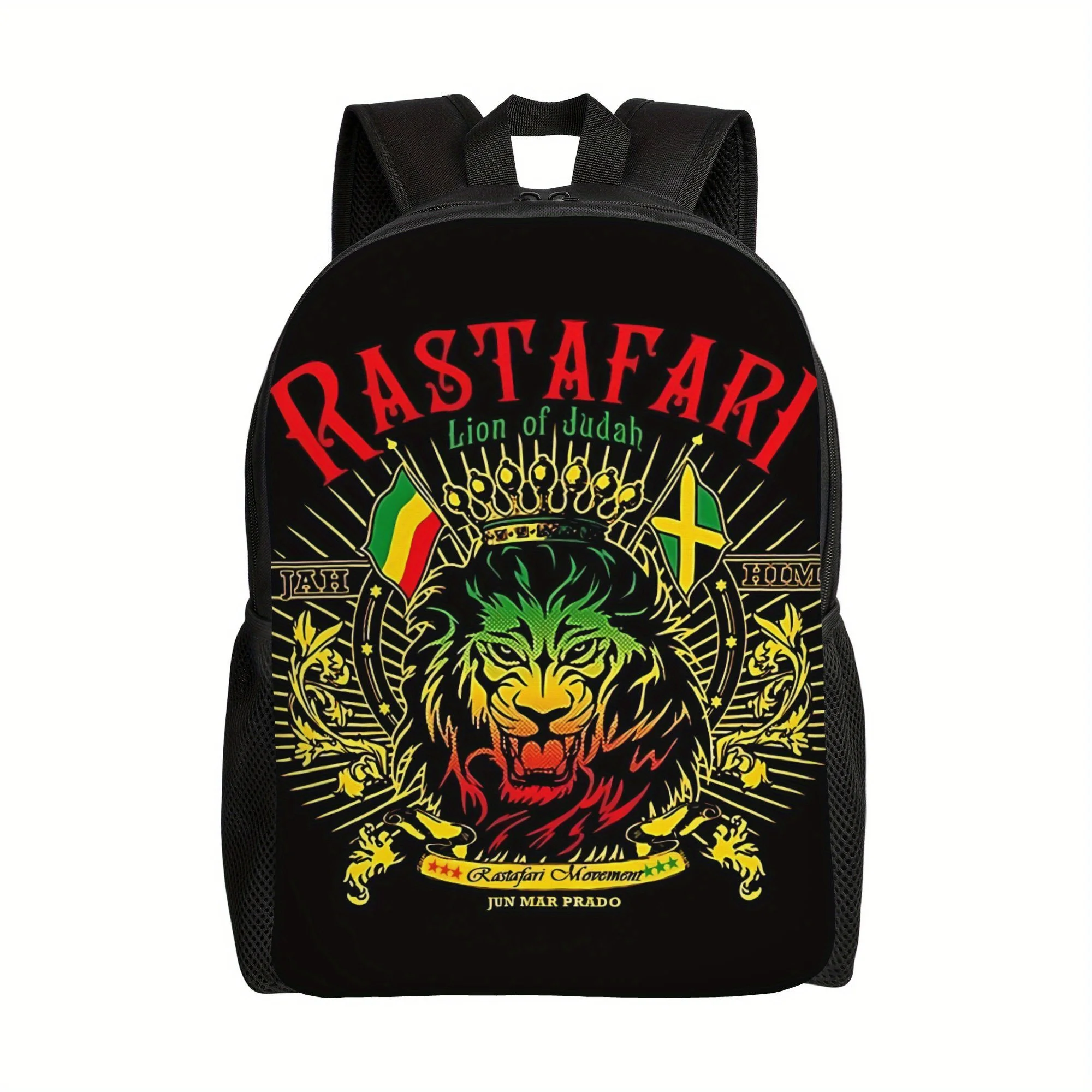 

The Rasta Judas Lion large-capacity backpack is fashionable and versatile, making it perfect for leisure, sports and travel