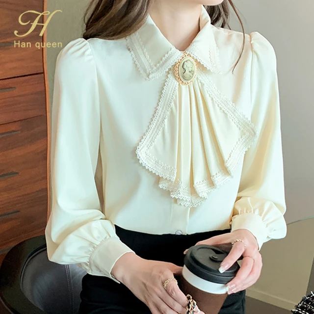 Korean orders chiffon blouse