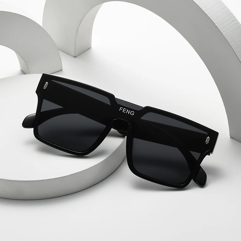 Wandern Camping Mode Übergroßen Quadratischen Anti Licht Gläser Frauen Männer Retro Spiegel Objektiv Brillen UV400 Schutz Punk Shades