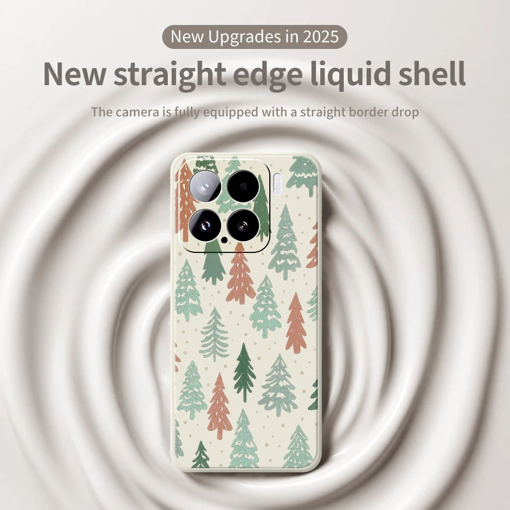 Christmas Tree Phone Case For Xiaomi Mi 15 Ultra Mi 14T 13T 11T Pro Cover For Xiaomi Mi 13T Pro Mi 11T Pro Silicone Soft Cases