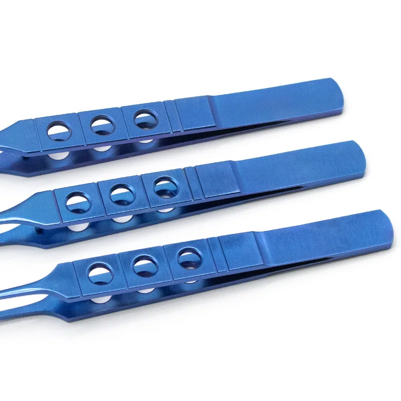 11 cm Titan Pinzette Ophthalmic Micro Scissor Pinzette Titan Mikrochirurgische Instrumente Augenlid Pinzette Ophthalmic