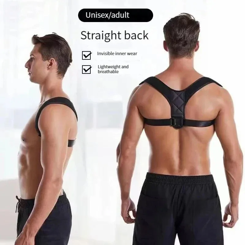 Back Posture Correction Belt Hunchback Prevention Correction of Sitting Posture Unisex Breathable Body Shaping  thread battery