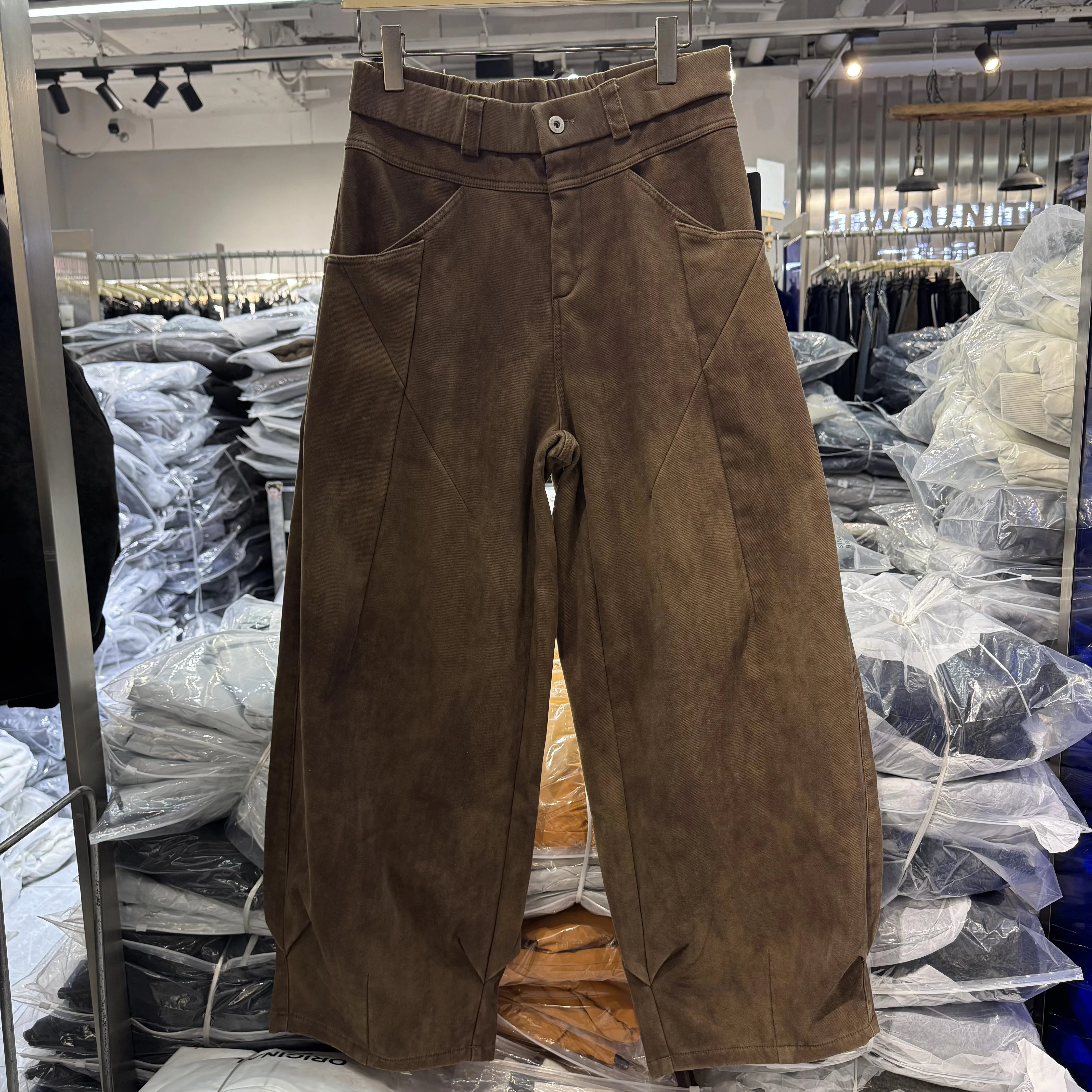 Men's Wide Leg Pants Trousers Relaxed Street Clothing Casual Days Urban Looks Men's Daily Bottoms Casual Fashion