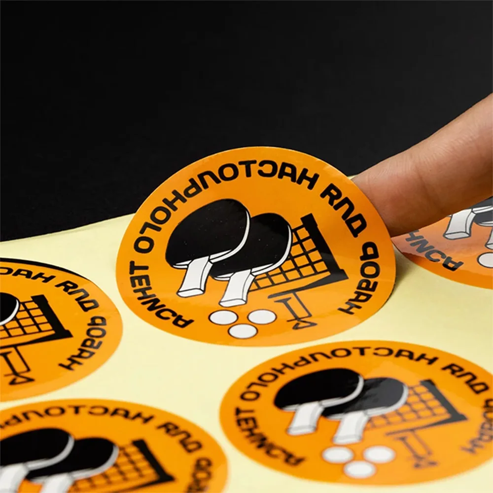 100pcs-1000pcs Custom Sticker LOGO Personalized DIY 2-10cm Design Label Gift Box Birthday Party Wedding Bakery Packaging