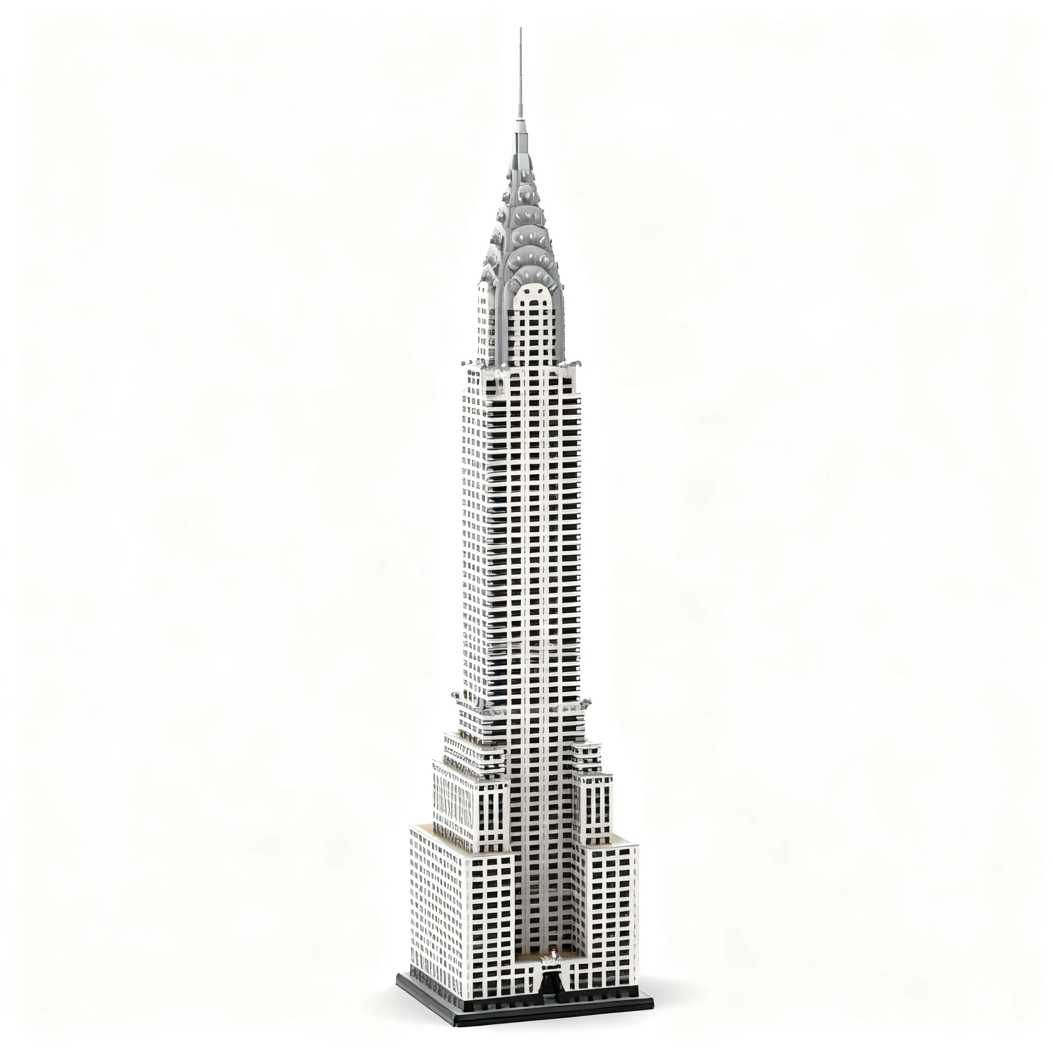 11764pcs MOC Architecture Chrysler - 1 200 Scale Model Building Blocks Collection Assemble Creative Education Brick Birthday