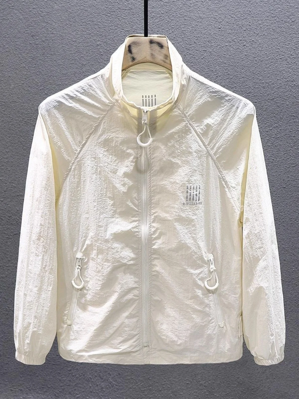 

Мужская демисезонная куртка-рубашка с воротником-стойкой, легкая, модная, стильная, приталенная, с длинным рукавом, повседневная