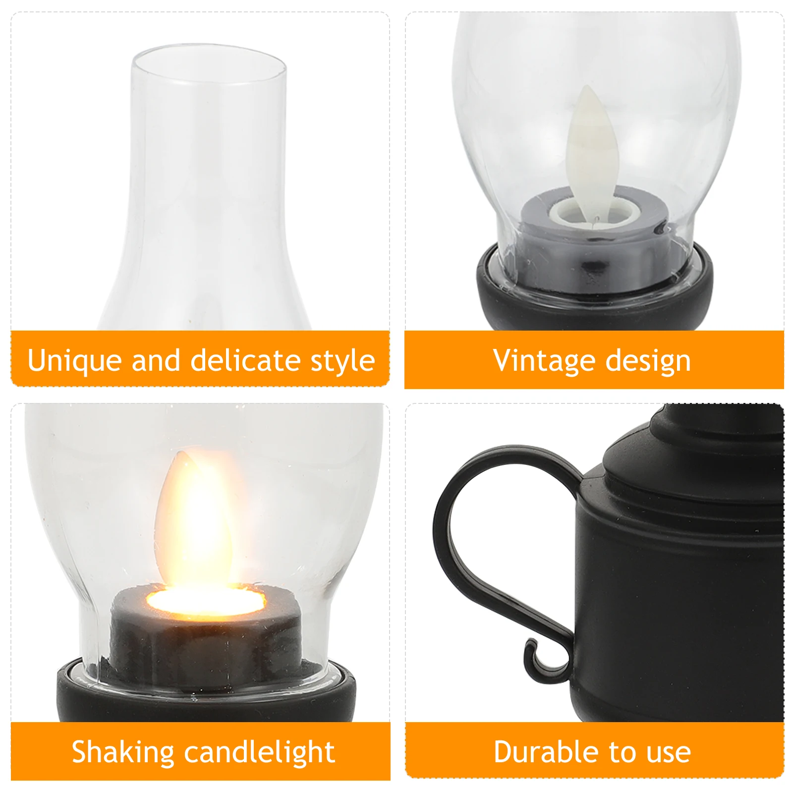 

Retro Decorative Led Lamp Vintage Style Shaking Office Decoration Desktop Ornament Gift For