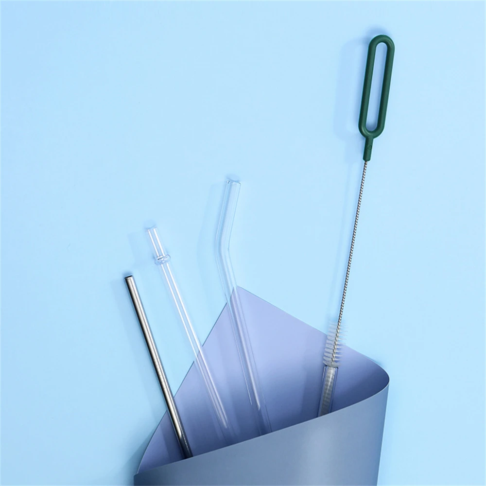 Test Tube Brush Smooth Antibacterial Anti-mildew Strength Cleaning Efficient Decontamination Bpa Free Straw Brush Cleaning Brush