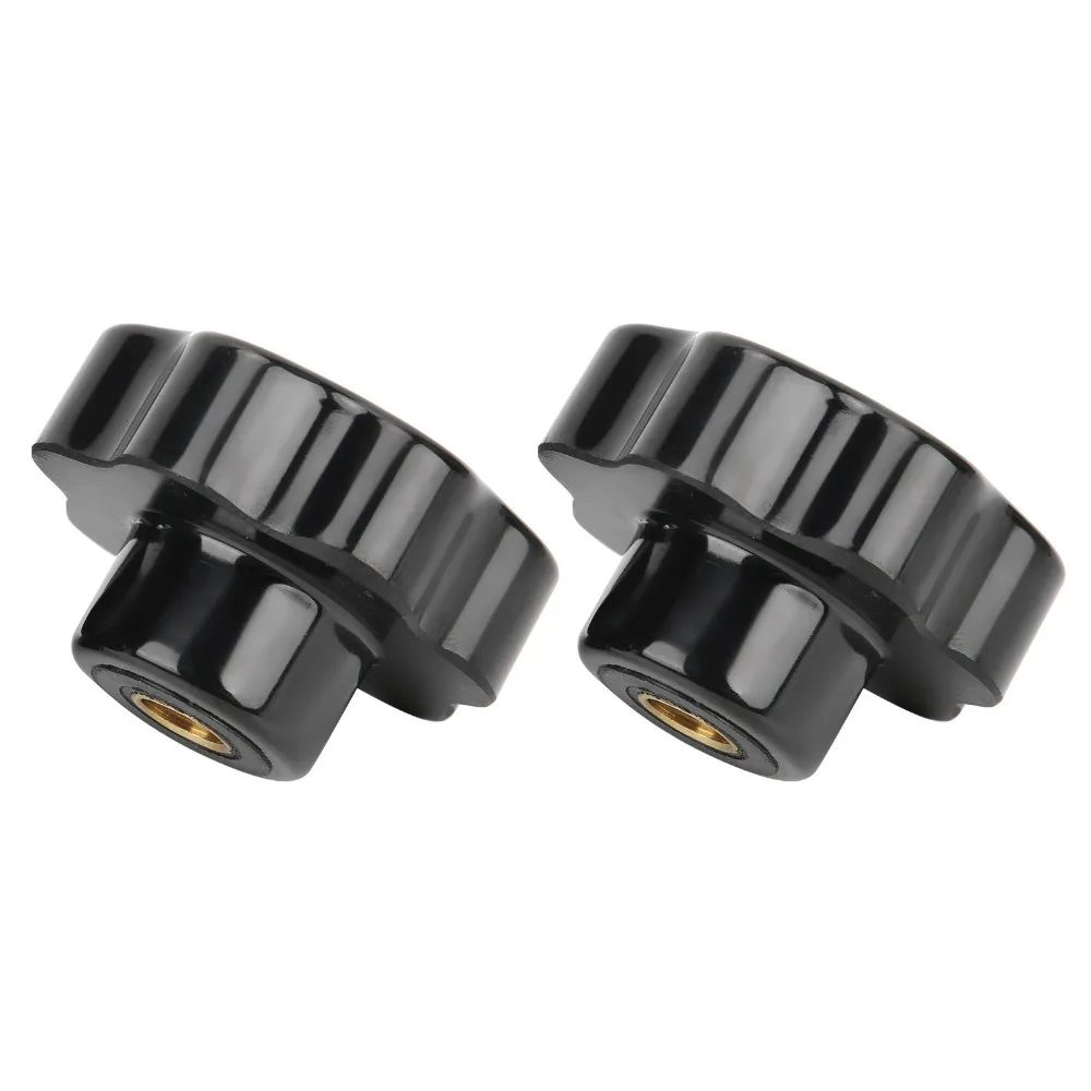 2pcs Versatile Industrial Clamping Knob Durable Practical Female Thread Knob Threaded Hand Knobs Replacement Handle