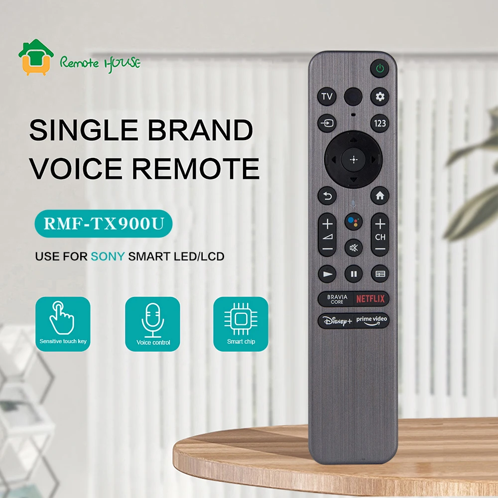 

RMF-TX900U Smart TV Voice Remote Control For SONY RMF-TX900C RMF-TX900P XR-77A83K XR-77A84K XR-85X90K