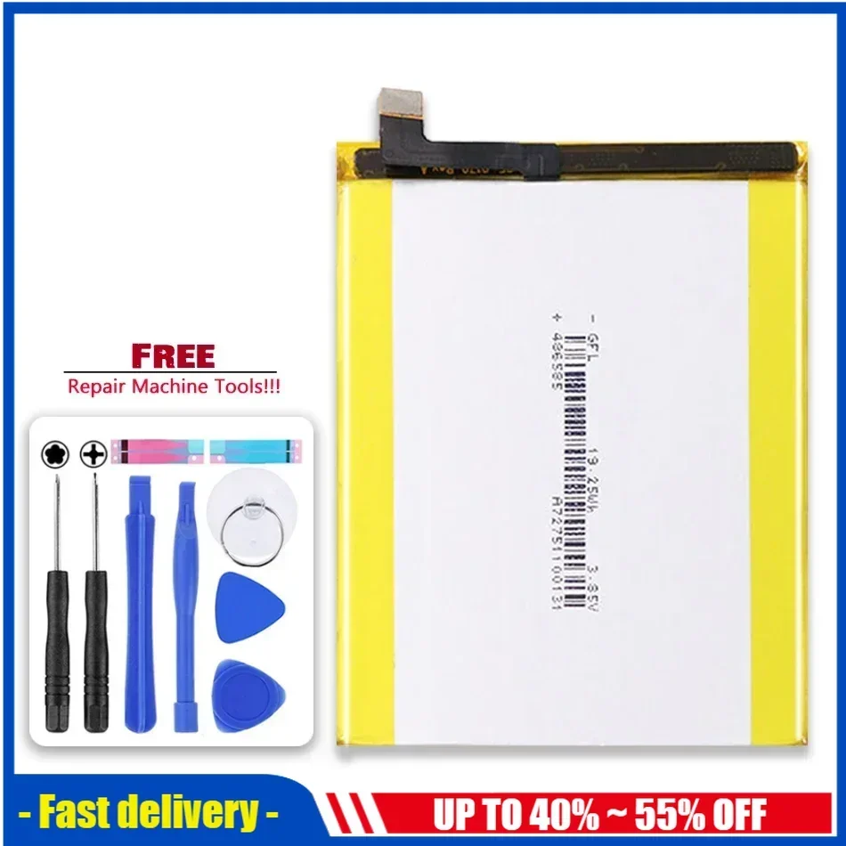 Bateria 5000mAh Mobile Phone Batteries For Elephone P8 Max P8max Rechargeable Portable Battery