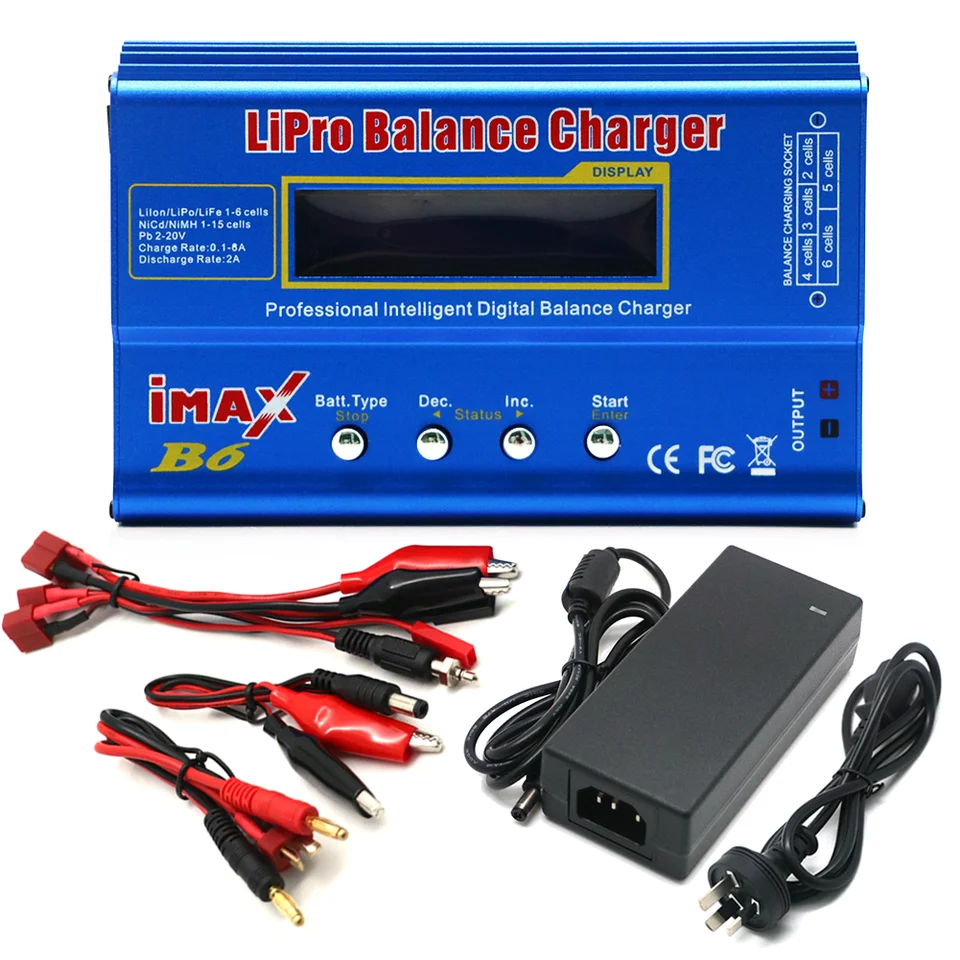 IMAX B6 80W LiPo Charger for RC Cars
