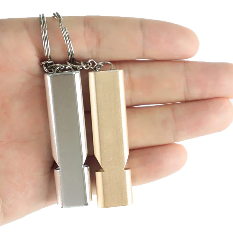 Multifunctional Aluminum Emergency Survival Whistle Portable Keychain Tools